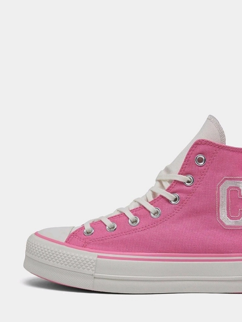 Converse Pink High-Top Canvas Sneakers